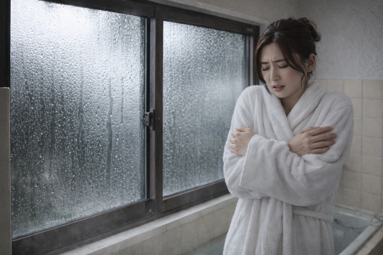 浴室寒いイメージ