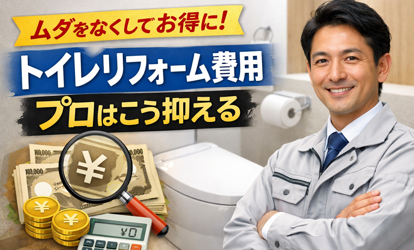 トイレ費用抑える方法サムネイル