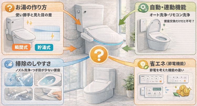 ウォシュレット種類