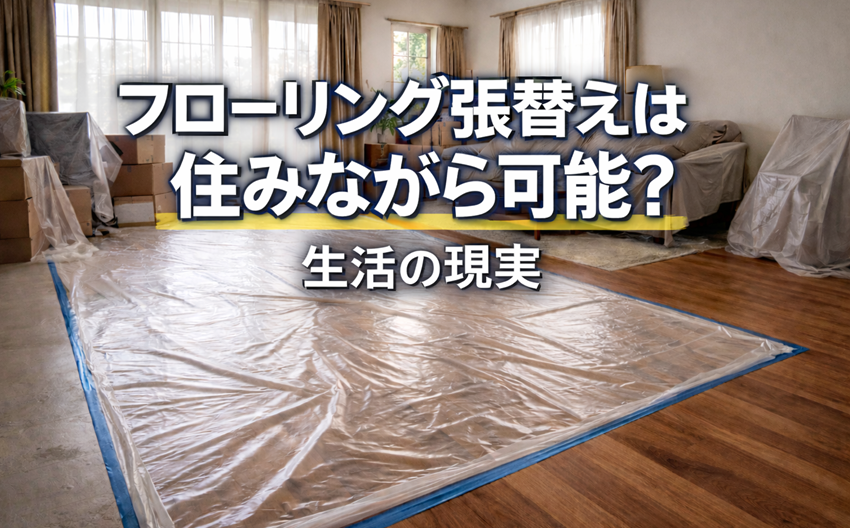 フローリング住みながらサムネイル