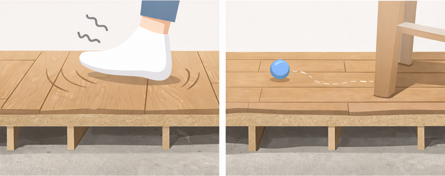 下地損傷と不陸