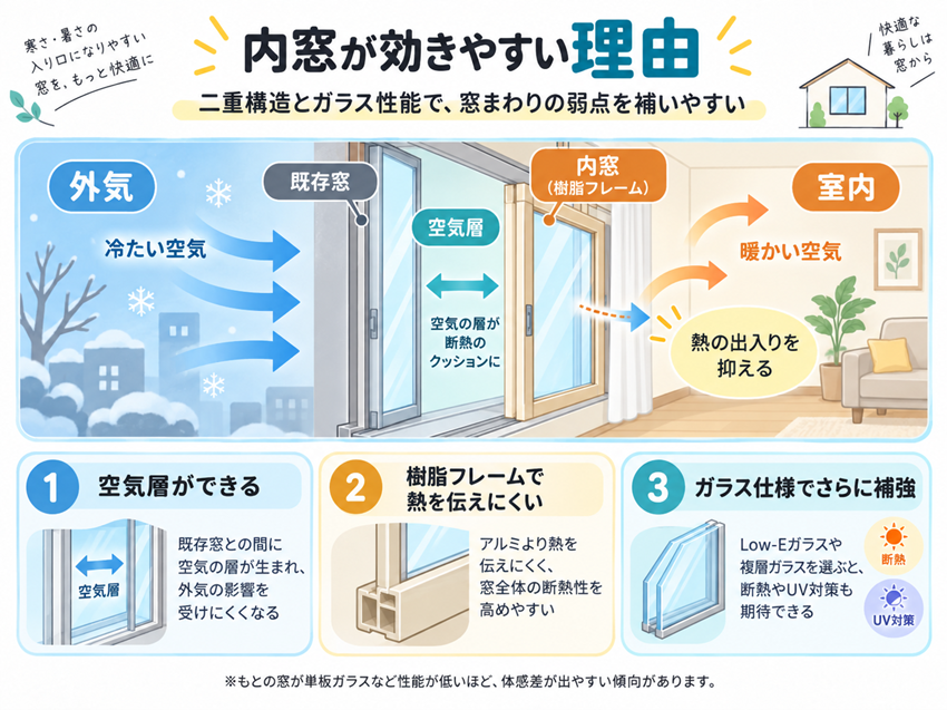 内窓の効果がある理由